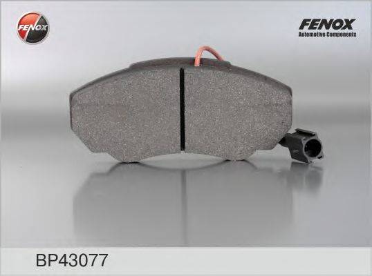 FENOX BP43077 Комплект гальмівних колодок, дискове гальмо