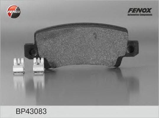 FENOX 23816 Комплект гальмівних колодок, дискове гальмо
