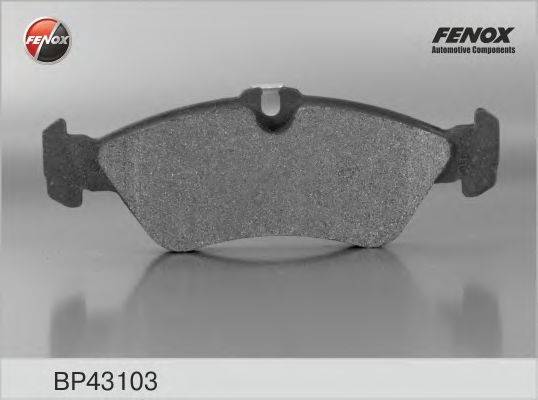 FENOX 21593 Комплект гальмівних колодок, дискове гальмо