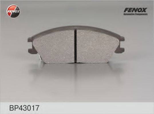 FENOX 21012 Комплект гальмівних колодок, дискове гальмо