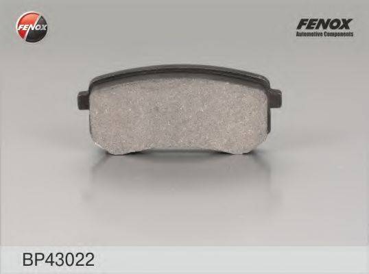FENOX 24276 Комплект гальмівних колодок, дискове гальмо