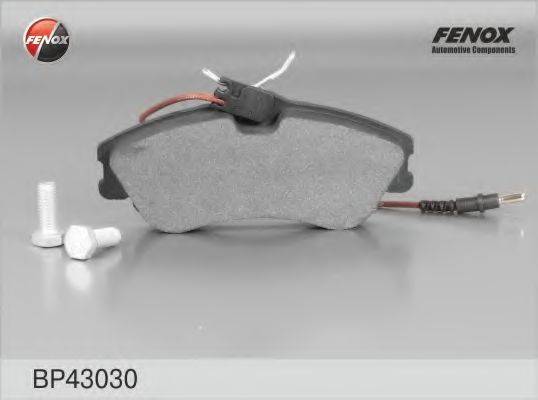 FENOX 23124 Комплект гальмівних колодок, дискове гальмо