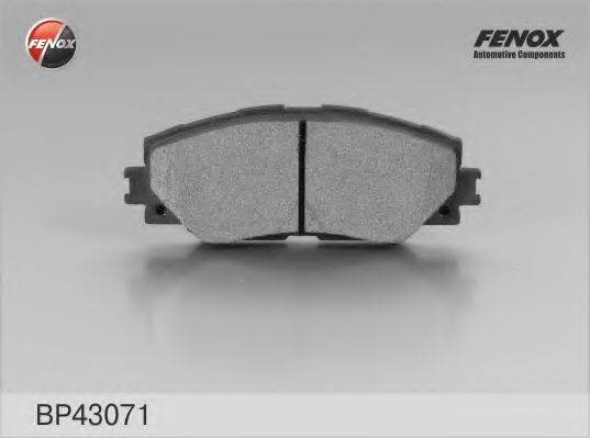 FENOX 24336 Комплект гальмівних колодок, дискове гальмо