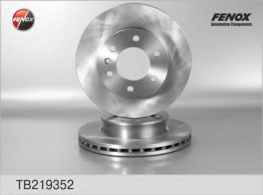 FENOX TB219352 гальмівний диск