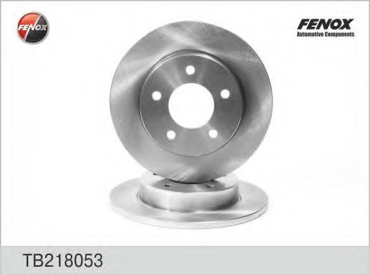 FENOX TB218053 гальмівний диск