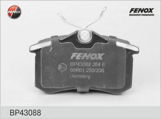 FENOX BP43088 Комплект тормозных колодок, дисковый тормоз