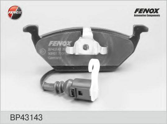 FENOX BP43143 Комплект гальмівних колодок, дискове гальмо