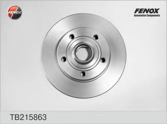 FENOX TB215863 гальмівний диск
