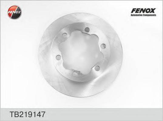 FENOX TB219147 гальмівний диск