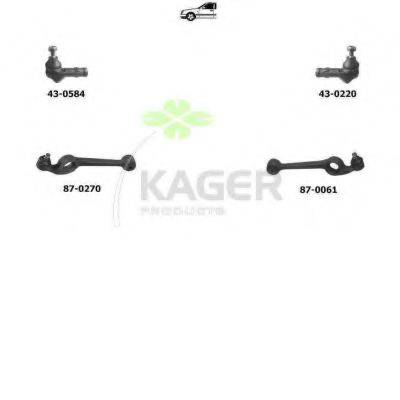KAGER 800336 Підвіска колеса