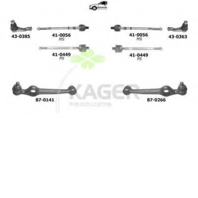 KAGER 800510 Підвіска колеса