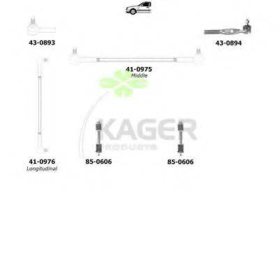 KAGER 801084 Підвіска колеса