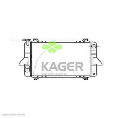 KAGER 310236 Радіатор, охолодження двигуна