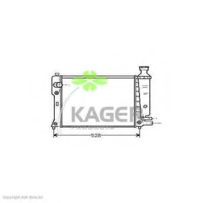 KAGER 310843 Радиатор, охлаждение двигателя