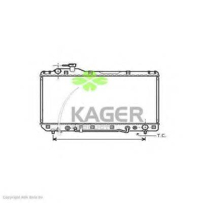 KAGER 311112 Радіатор, охолодження двигуна