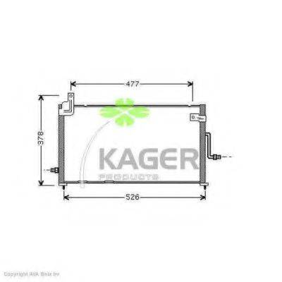 KAGER 945102 Конденсатор, кондиціонер