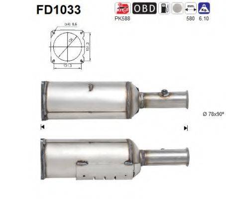 ROSI 390284 Саджовий/частковий фільтр, система вихлопу ОГ