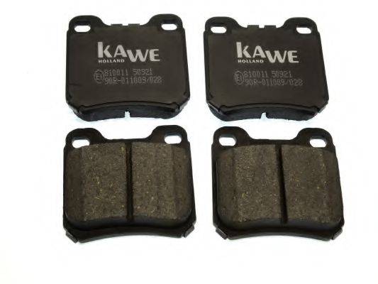 KAWE 810011 Комплект гальмівних колодок, дискове гальмо
