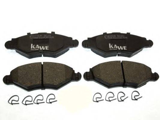 KAWE 810035 Комплект гальмівних колодок, дискове гальмо