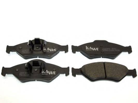 KAWE 810050 Комплект гальмівних колодок, дискове гальмо