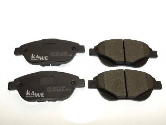 KAWE 810064 Комплект гальмівних колодок, дискове гальмо