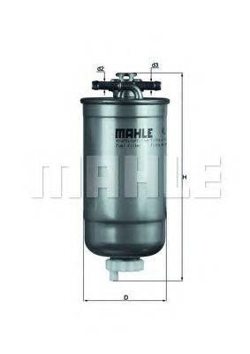 MAHLE ORIGINAL KL147D Паливний фільтр