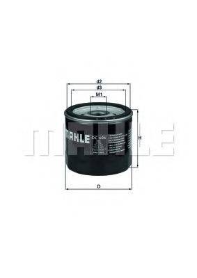 MAHLE ORIGINAL OC606 Масляний фільтр