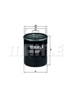 MAHLE ORIGINAL OC986 Масляний фільтр
