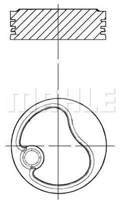 MAHLE ORIGINAL S59580 Поршень