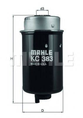 MAHLE ORIGINAL KC383 Паливний фільтр