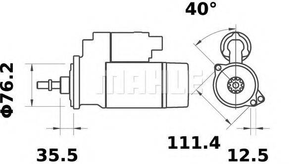 DELPHI LRS00785 Стартер