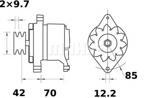 MAHLE ORIGINAL MG 524