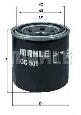 MAHLE ORIGINAL OC500 Масляний фільтр