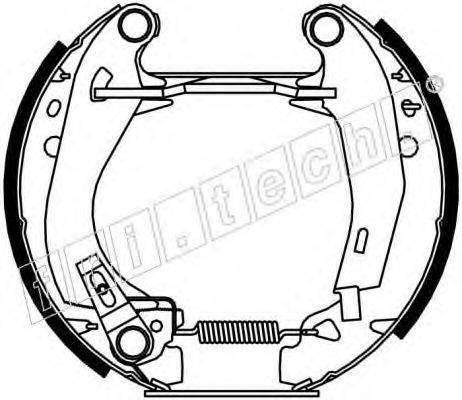 FRI.TECH. 16134 Комплект гальмівних колодок