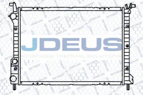 JDEUS 011V55 Радіатор, охолодження двигуна