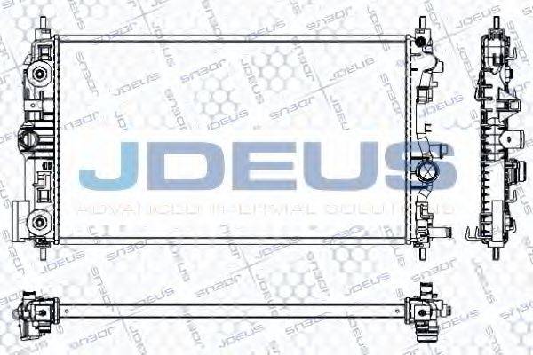 JDEUS RA0201110 Радіатор, охолодження двигуна