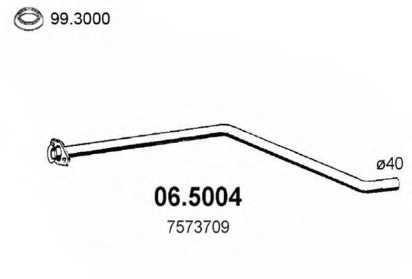 ASSO 065004 Труба вихлопного газу