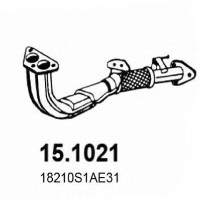 ASSO 151021 Труба вихлопного газу