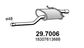 ASSO 297006 Глушник вихлопних газів кінцевий