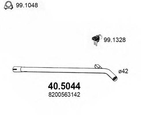 ASSO 405044 Труба вихлопного газу