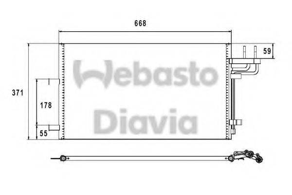WEBASTO TSP0225520 Конденсатор, кондиціонер