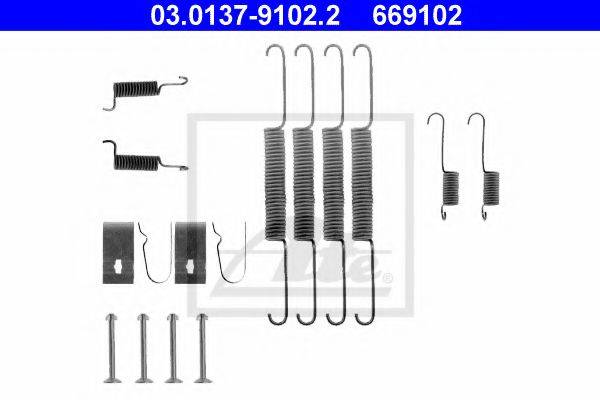 BENDIX 771124B Комплектуючі, гальмівна колодка