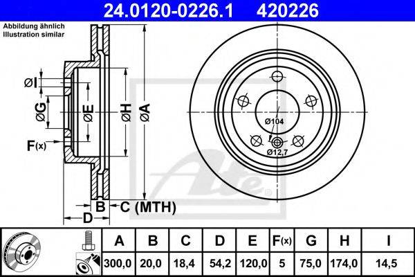 BMW 34 21 6 782 605 гальмівний диск