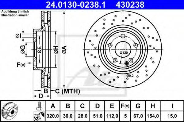 LPR M2092V гальмівний диск