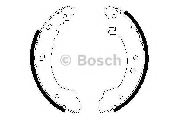 BOSCH BS622 Комплект гальмівних колодок