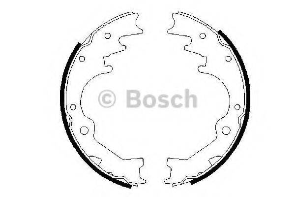BOSCH BS685 Комплект гальмівних колодок