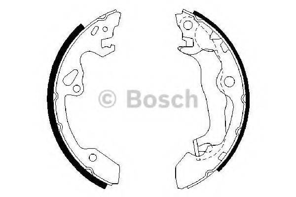 BOSCH BS807 Комплект гальмівних колодок