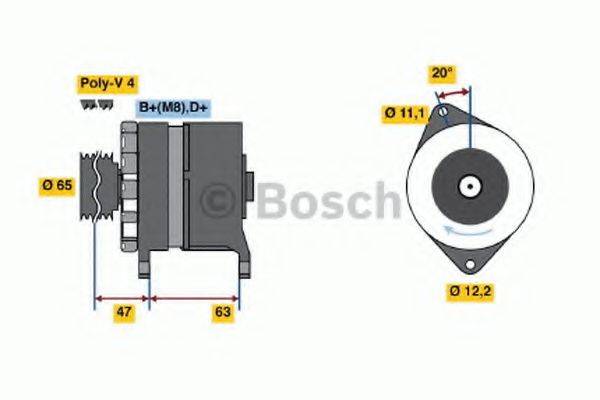 BOSCH 0120469035 Генератор