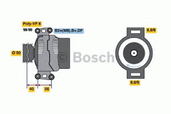 BOSCH 0124515115 Генератор