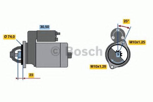 BOSCH 0986013531 Стартер